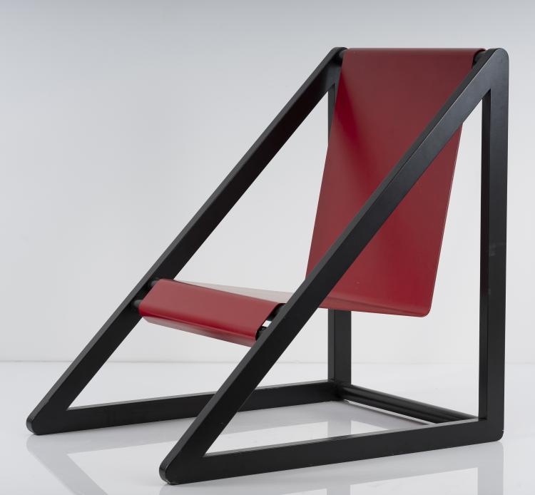 Hauptbild zu Objekt, Armlehnsessel, 1980er Jahre, Schweiz, 145B 458