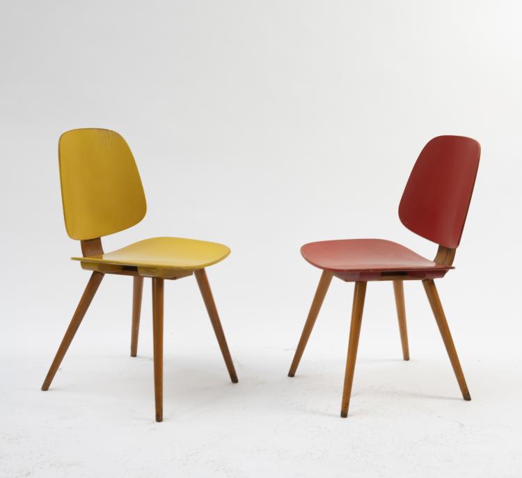 Bild 4 zu Objekt, Zwei St&uuml;hle '703', 1954, Thonet, Frankenberg, 145A 155