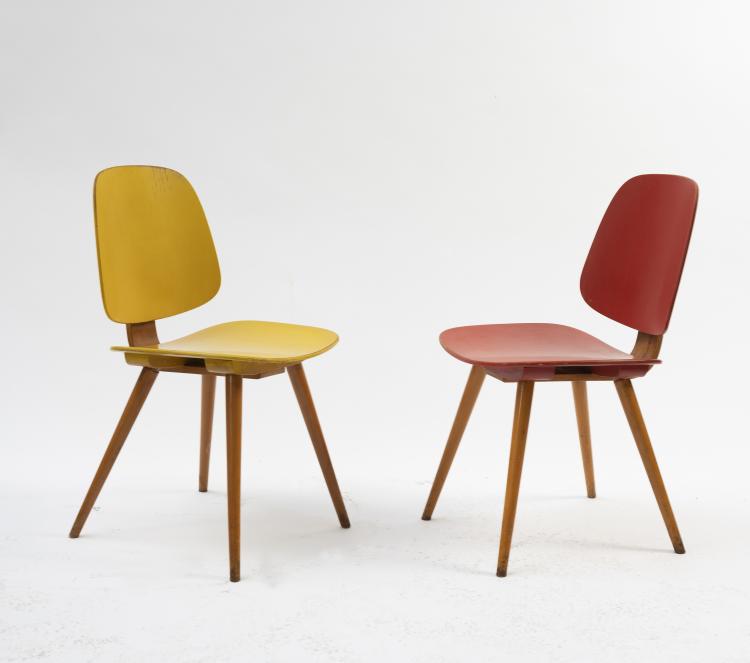 Bild 5 zu Objekt, Zwei St&uuml;hle '703', 1954, Thonet, Frankenberg, 145A 155