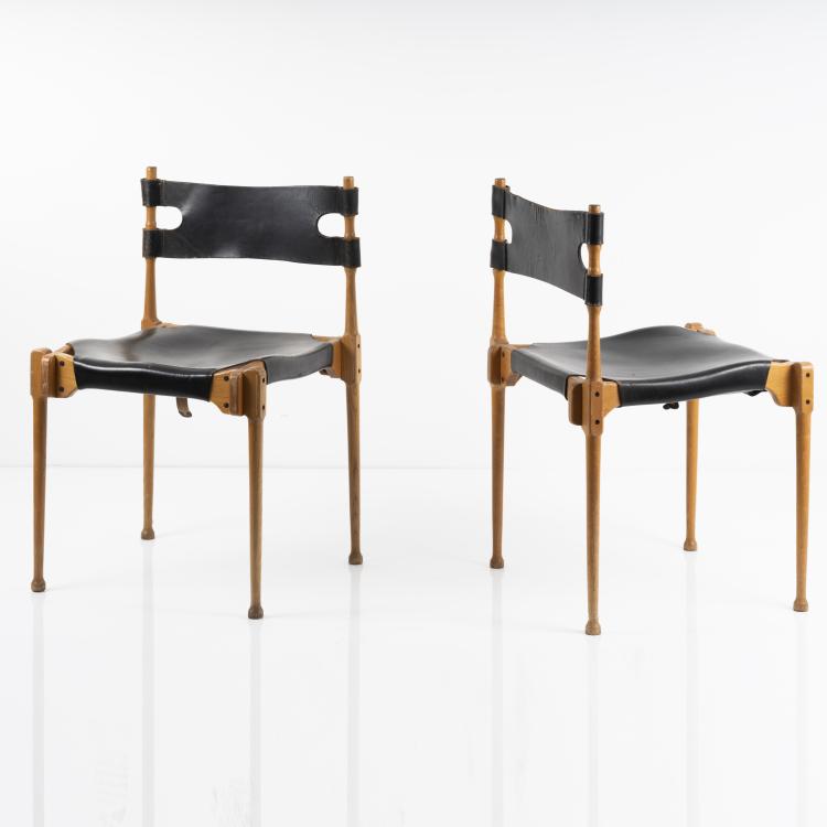Bild 4 zu Objekt, Two 'Montreal' stacking chairs, 1967, Fr&ouml;scher & Co., Karl, Steinheim/Murr., 145A 160