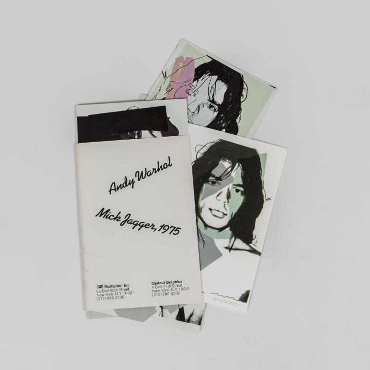 Bild 1 zu Objekt, Portfolio 'Andy Warhol Mick Jagger', Castelli Graphics, 145C 587
