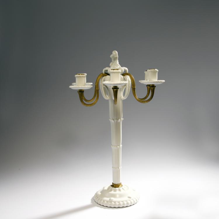 Hauptbild zu Objekt, Candelabrum from the 'Wedding Parade', 1908, Berlin, KPM, 144B 387