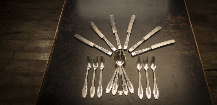 Bild 3 zu Objekt, 18 pieces '124' flatware, c. 1902, Wellner, August, S&ouml;hne, Aue, 144B 508