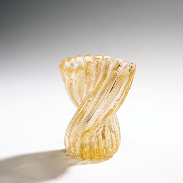 Hauptbild zu Objekt, 'Ritorto a coste' vase, 1950, Seguso, Archimede, Murano, 146D 816