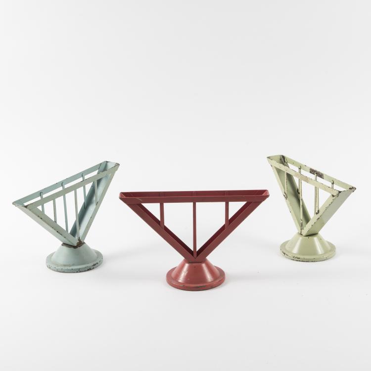 Bild 1 zu Objekt, Three napkin holders, 1929-32, Ruppelwerk, Gotha, 145A 60