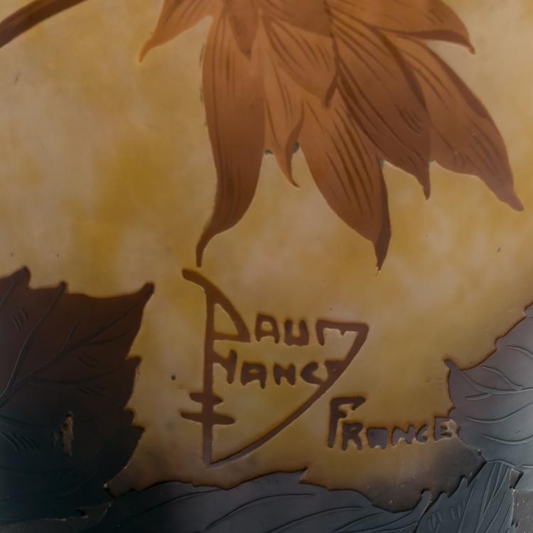 Bild 2 zu Objekt, 'Dahlias &agrave; Colerette' vase, c. 1909, Daum Fr&egrave;res, Nancy, 144B 106