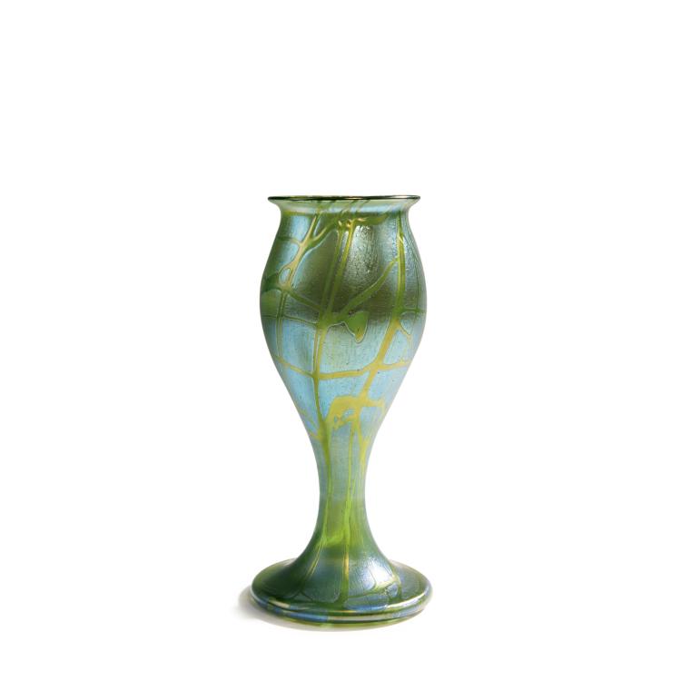 Hauptbild zu Objekt, 'Creta Pampas' vase, 1900, L&ouml;tz Wwe., Klosterm&uuml;hle, 144B 254