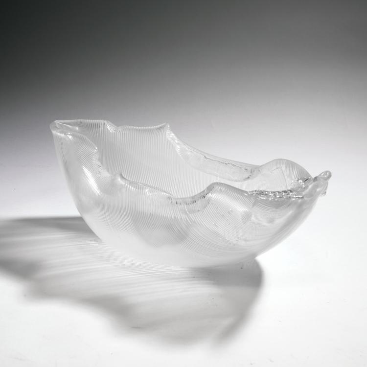 Hauptbild zu Objekt, 'Foglia' bowl, c. 1938, Venini & C., Murano, 146D 720