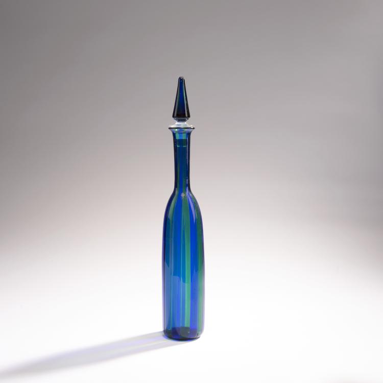 Hauptbild zu Objekt, Bottle with stopper 'A fasce', 1956, Venini & C., Murano, 146D 754