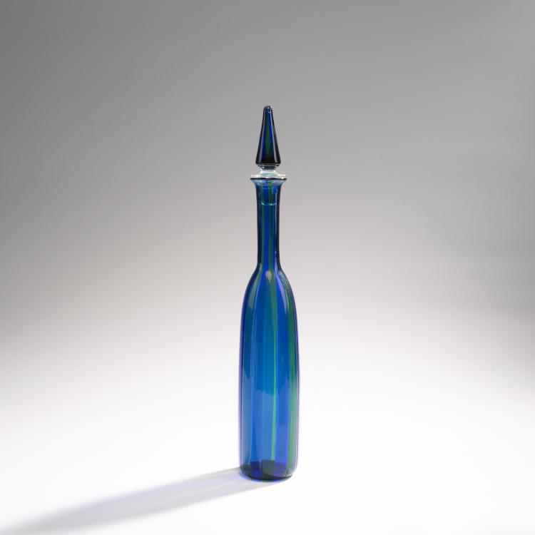 Bild 1 zu Objekt, Bottle with stopper 'A fasce', 1956, Venini & C., Murano, 146D 754
