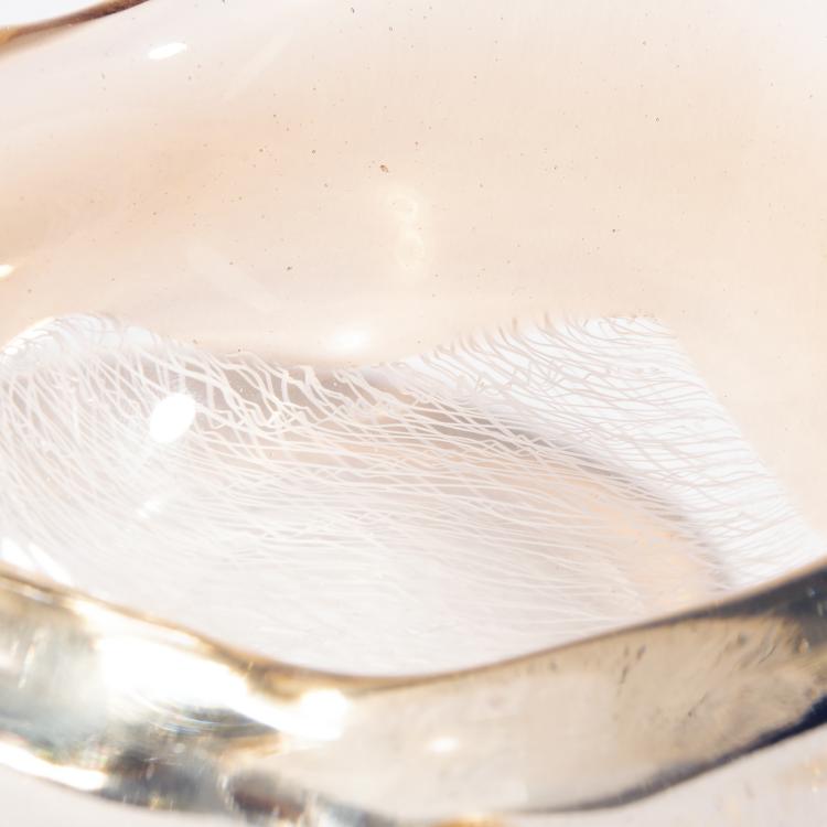 Bild 3 zu Objekt, Two bowls 'Merletto' and 'Macchie ambra verde', 1952-54, Seguso, Archimede, Murano, 146D 814