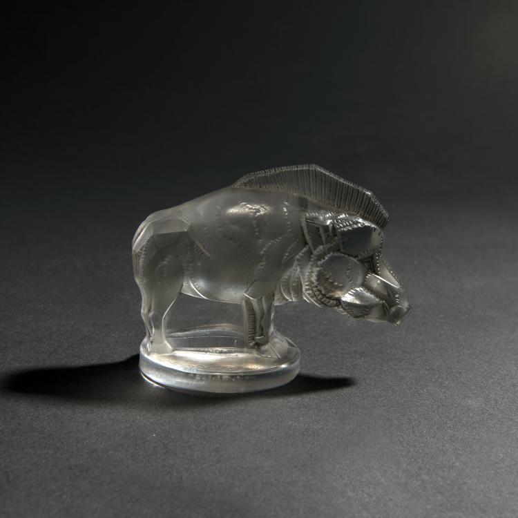 Hauptbild zu Objekt, Briefbeschwerer 'Sanglier', 1929, Lalique, Ren&eacute;, Wingen-sur-Moder, 144A 41