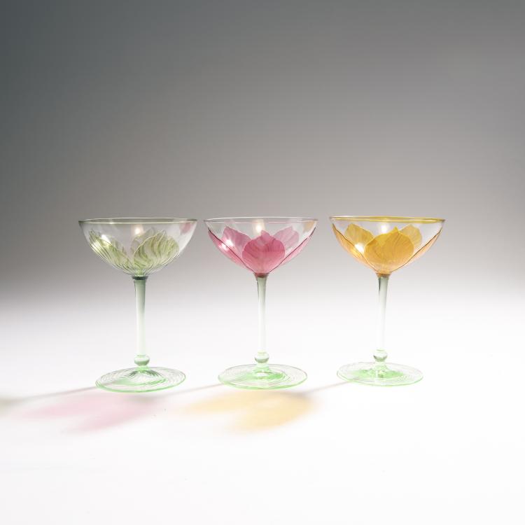 Bild 1 zu Objekt, Champagne glass, c. 1900, Rheinische Glash&uuml;tten, K&ouml;ln-Ehrenfeld, 144B 243