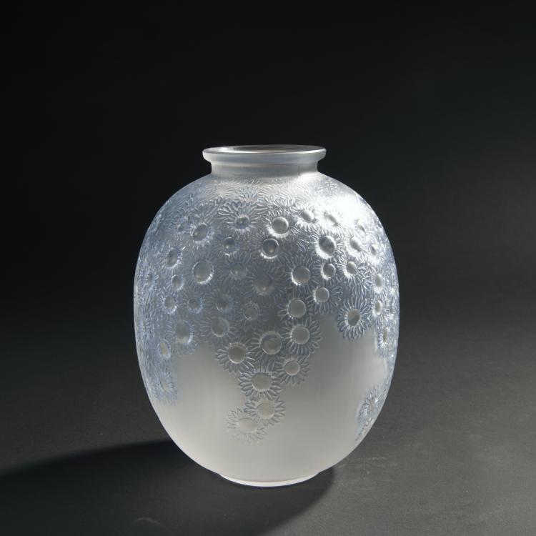 Hauptbild zu Objekt, Vase 'Marguerites', 1923, Lalique, Ren&eacute;, Wingen-sur-Moder, 144A 18