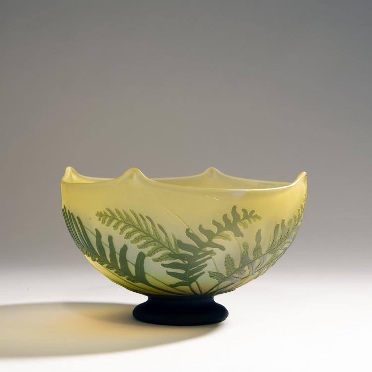 Hauptbild zu Objekt, Schale 'Foug&egrave;res', 1902-03, Gall&eacute;, Emile, Nancy, 144B 158