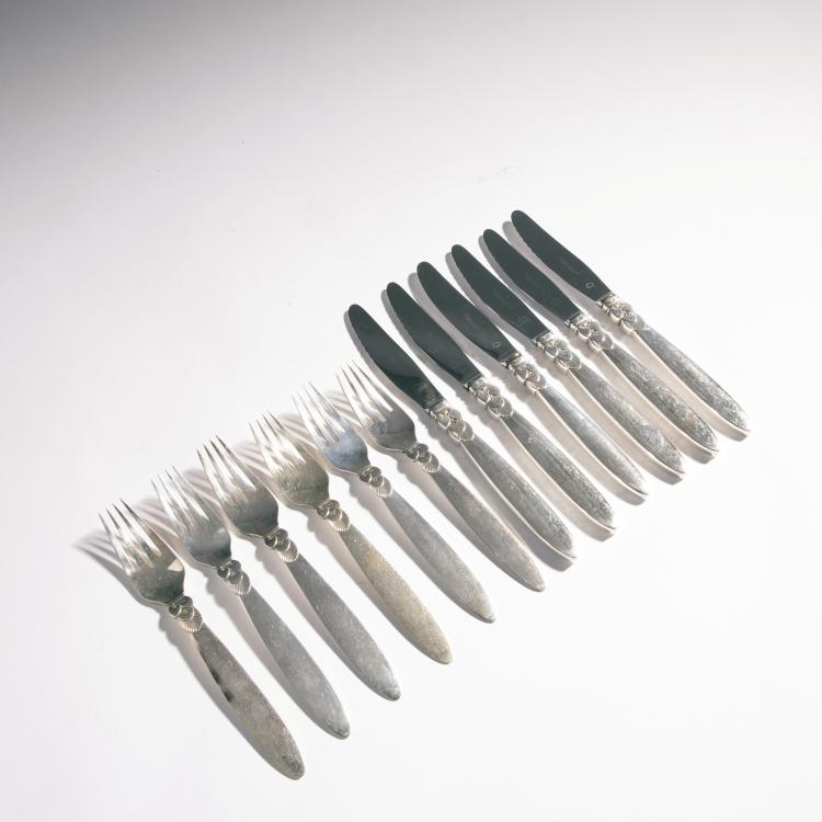 Hauptbild zu Objekt, 'Cactus' tableware, 1930, Jensen, Georg, Kopenhagen, 144B 471