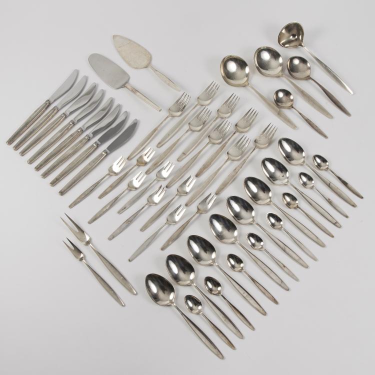 Hauptbild zu Objekt, 'Cypress' silverware, 1954, Jensen, Georg, Kopenhagen, 145B 291