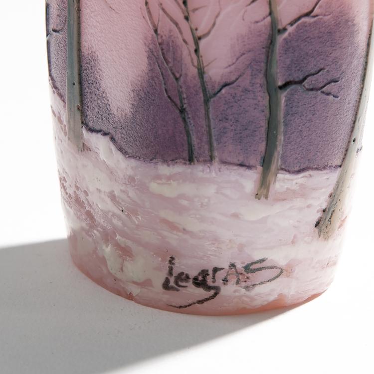 Bild 2 zu Objekt, Vase 'Arbres en Hiver', um 1910-15, Legras & Cie., Saint-Denis, 144B 200