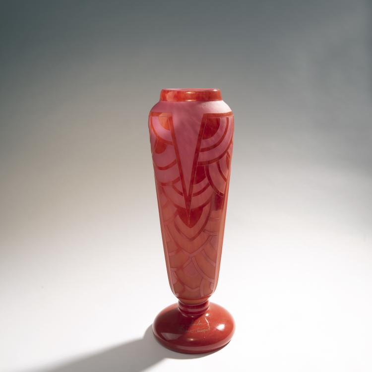 Bild 1 zu Objekt, Vase 'N&eacute;nuphars rouge', 1928-30, Schneider, Epinay-sur-Seine, 144B 223