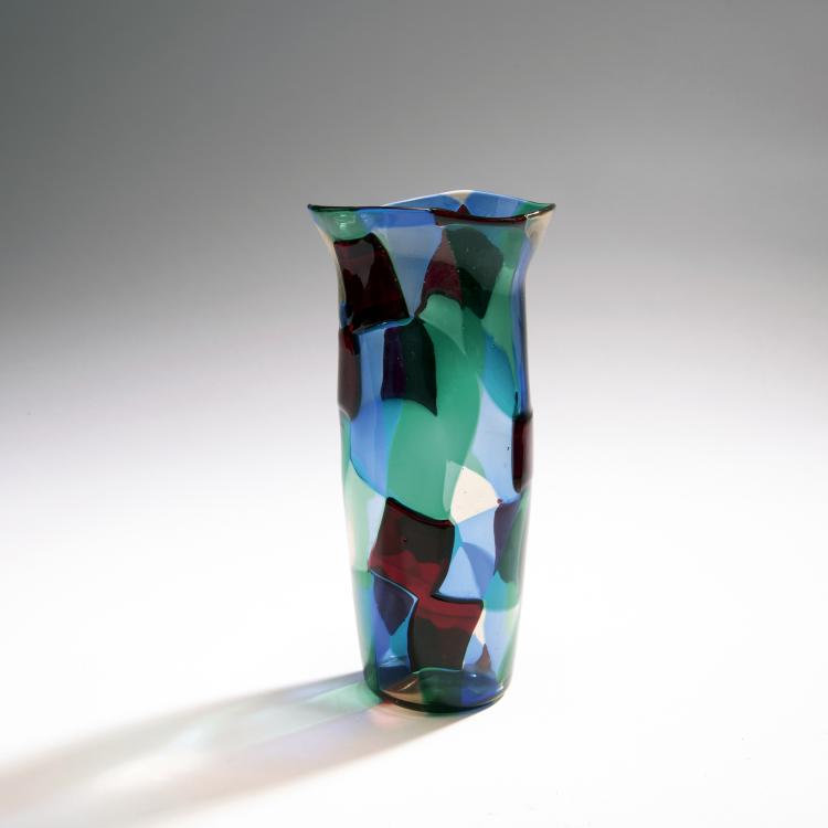 Hauptbild zu Objekt, 'Pezzato' vase, c. 1951, Venini & C., Murano, 146D 745