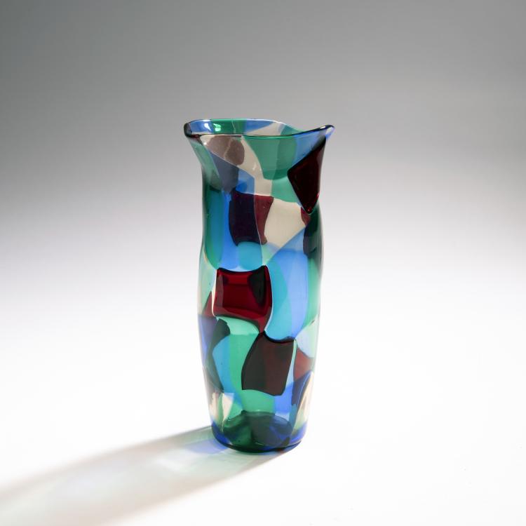 Bild 1 zu Objekt, 'Pezzato' vase, c. 1951, Venini & C., Murano, 146D 745