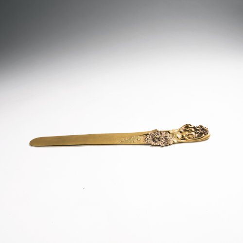 Letter opener with female head, c. 1900