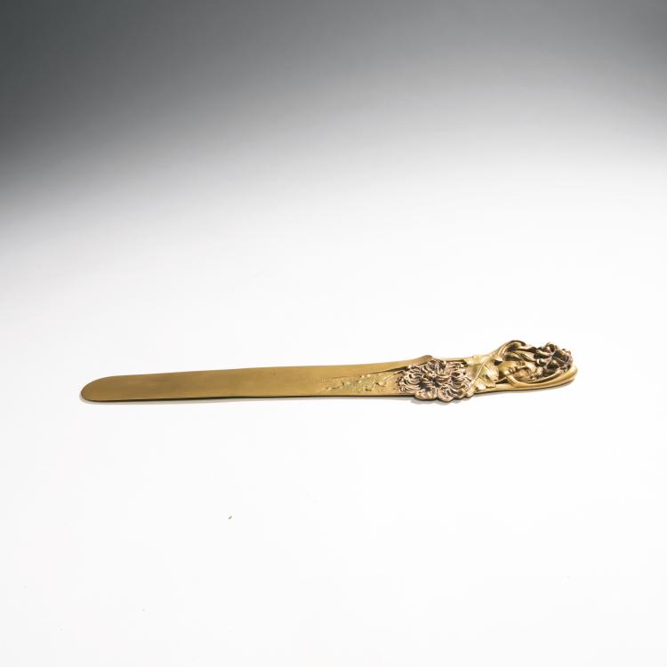 Hauptbild zu Objekt, Letter opener with female head, c. 1900, Marionnet, Albert, Paris, 144B 331