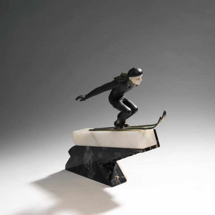 Bild 2 zu Objekt, 'Skier', c. 1925 , 144B 321