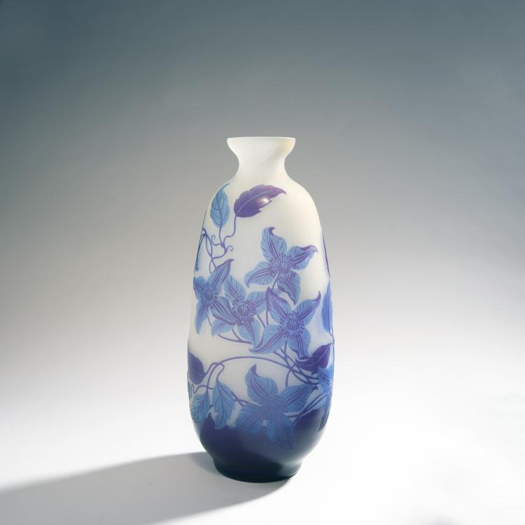 Hauptbild zu Objekt, Vase 'Cl&eacute;matites', 1906-14, Gall&eacute;, Etablissements, Nancy, 144B 175