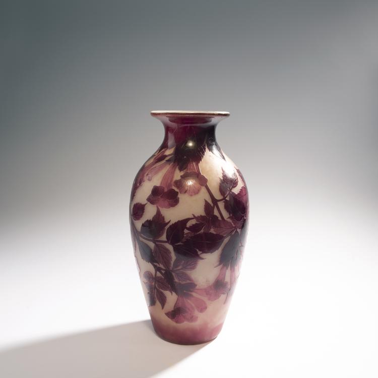 Hauptbild zu Objekt, Vase 'Bignones' bzw. 'Trompettes de Virginie', 1920er Jahre, Delatte, Andr&eacute;, Nancy, 144B 143