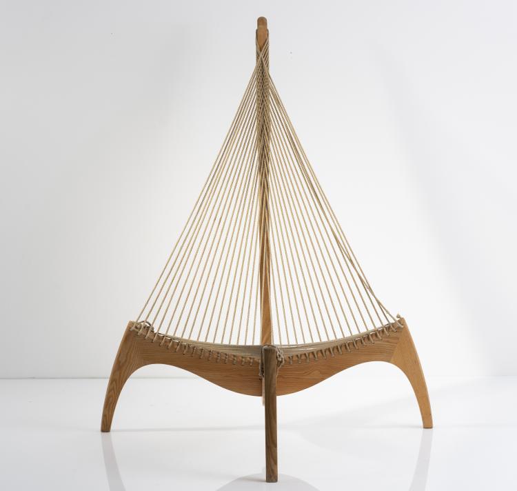 Hauptbild zu Objekt, 'Harp' chair, 1963, Christensen & Larsen, Kopenhagen, 145B 387