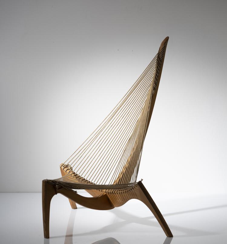 Bild 1 zu Objekt, 'Harp' chair, 1963, Christensen & Larsen, Kopenhagen, 145B 387