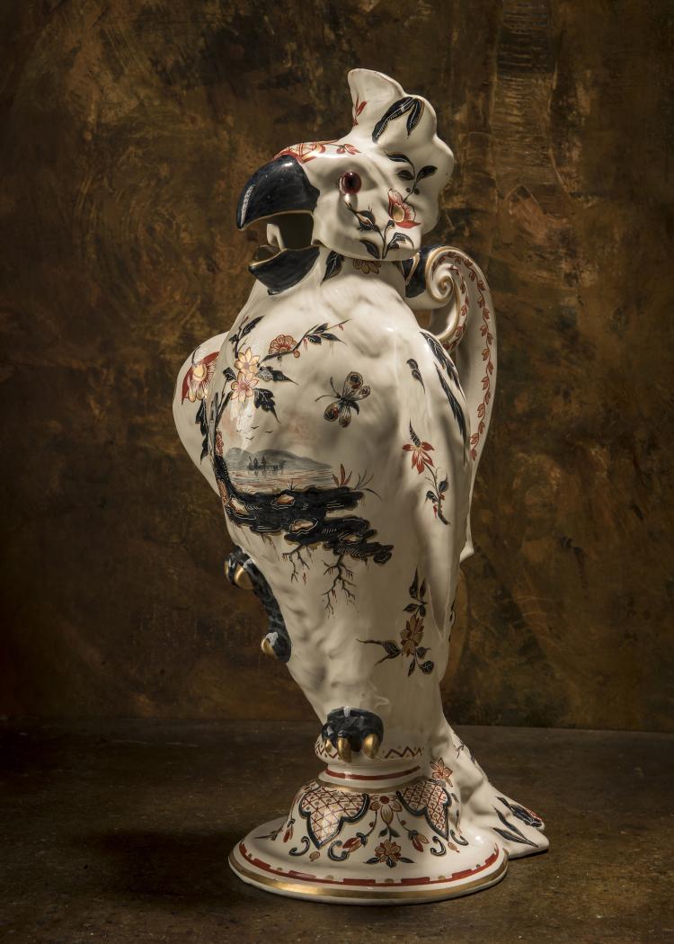 Bild 1 zu Objekt, Kakadu als Deckelkanne, um 1880, Gall&eacute;, Emile, Nancy, 144B 427