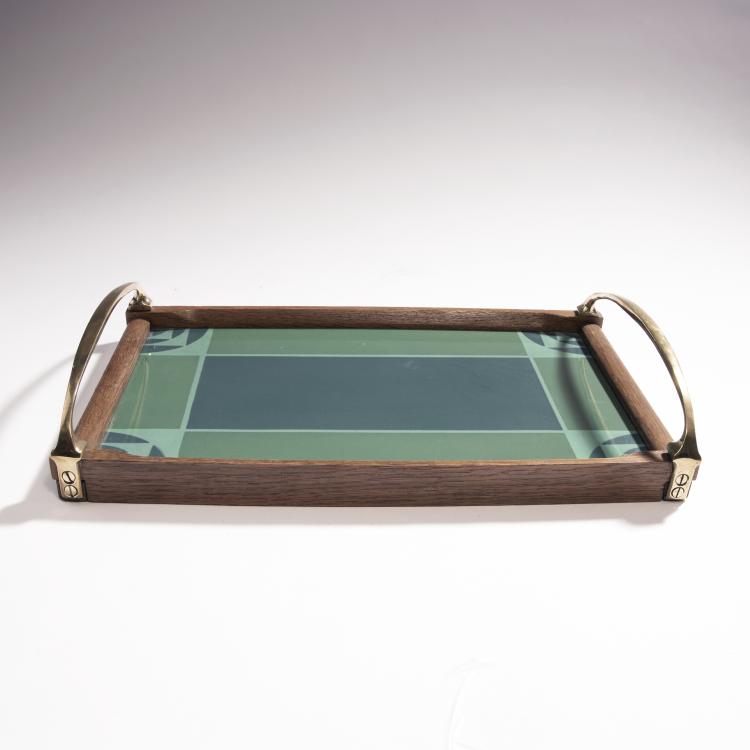 Bild 1 zu Objekt, Tray, c. 1906, W&auml;chtersbacher Steingutfabrik, Schlierbach, 144B 406