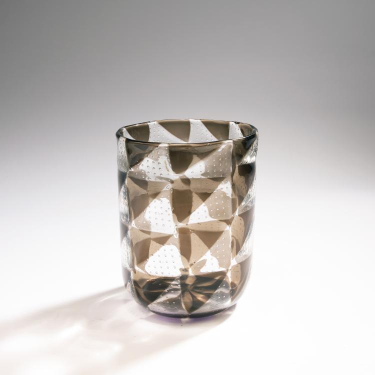 Bild 1 zu Objekt, 'Intarsio' vase, 1961-63, Barovier & Toso, Murano, 146D 793
