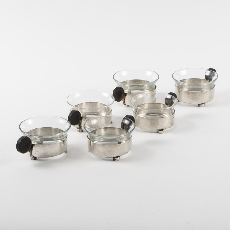Hauptbild zu Objekt, Six tea cups, c. 1930, Deutschland, 145A 70