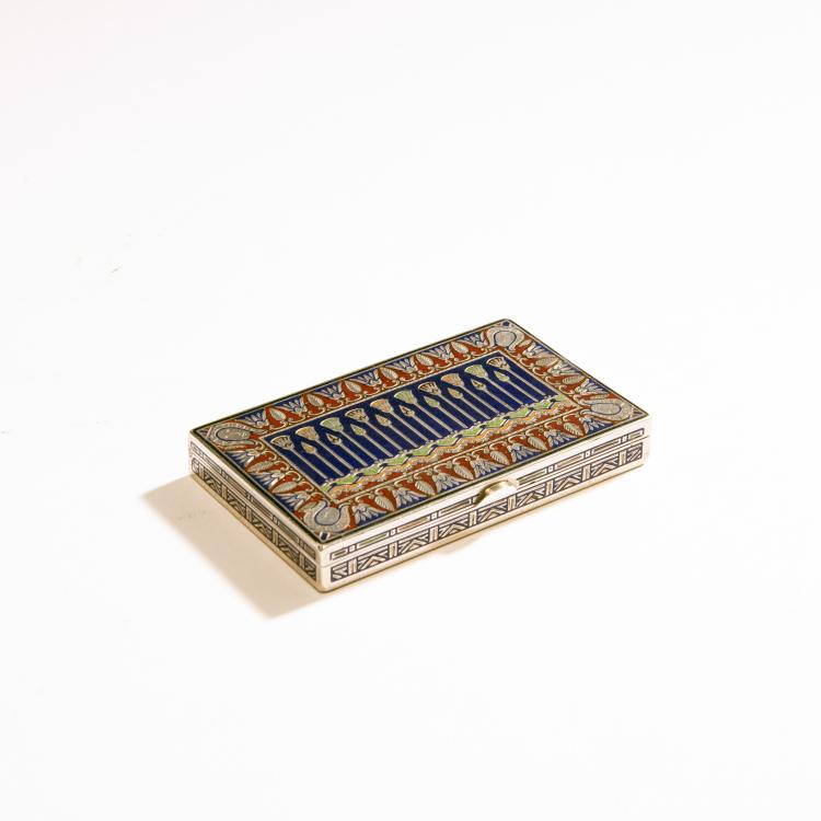 Hauptbild zu Objekt, Cigarette case, c. 1930, Kolar, Anton, Wien, 144B 445