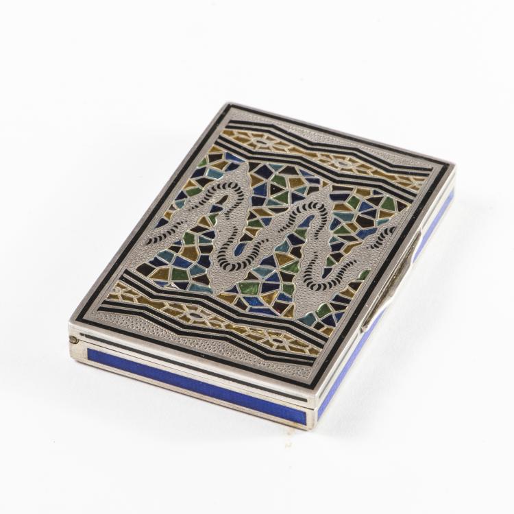 Bild 4 zu Objekt, Cigarette case, c. 1925, Schmidt, Franz, Wien, 144B 454