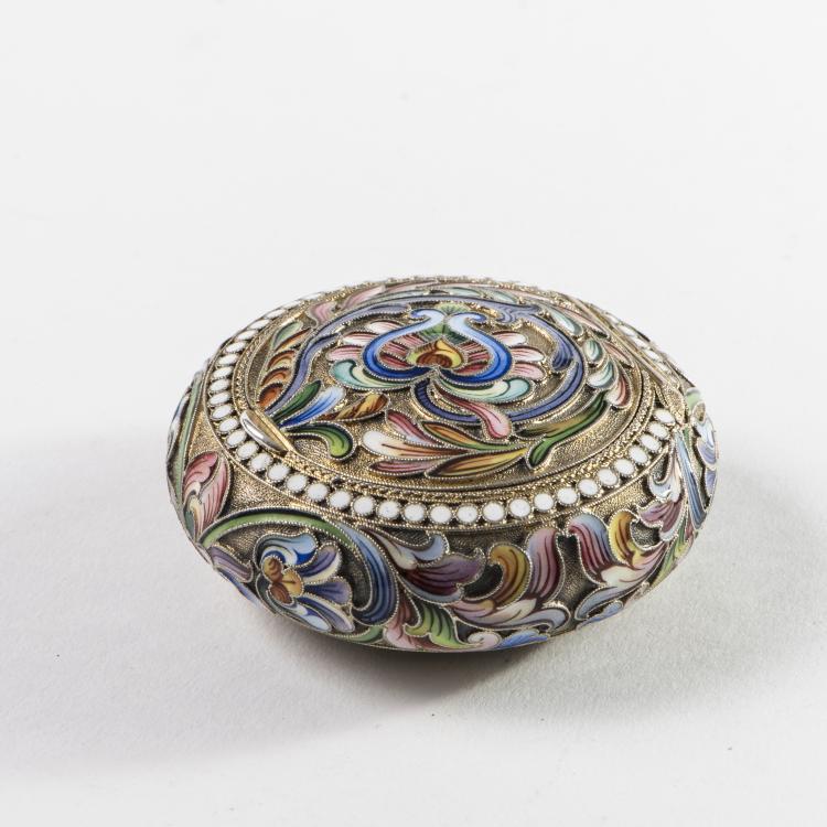 Hauptbild zu Objekt, Pillbox, c. 1898, Sokolov, M. F., Moskau, 144B 456
