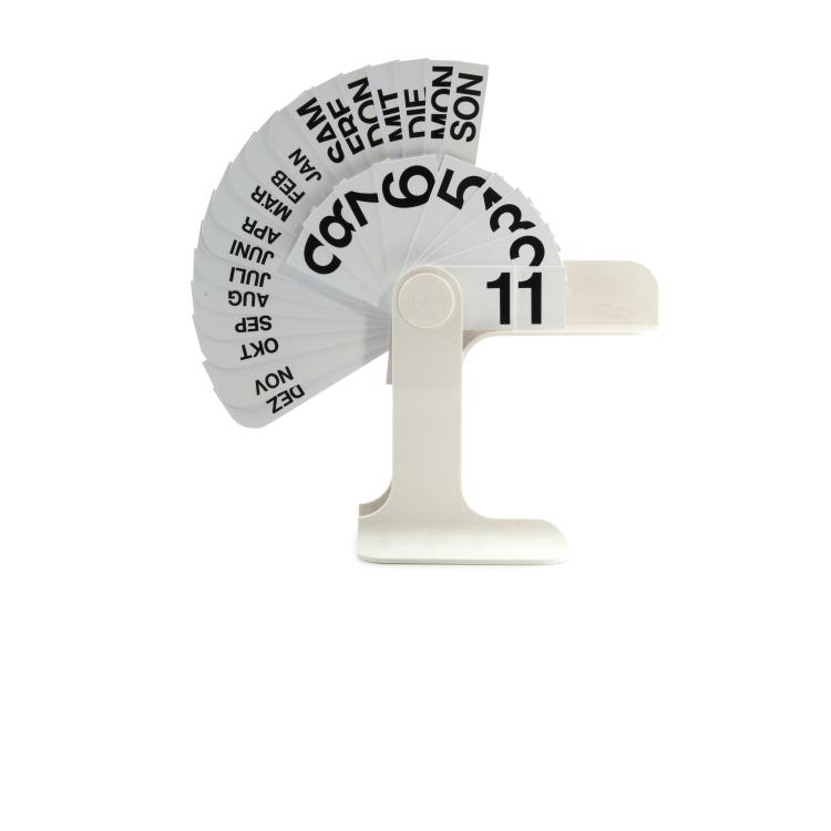 Hauptbild zu Objekt, 'Timor' table calendar, 1967, Danese, Mailand, 146A 42
