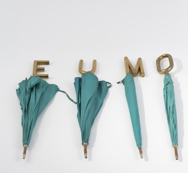 Bild 4 zu Objekt, Schirmst&auml;nder 'Strisce verticali', 1950/60er Jahre, Fornasetti, Mailand, 145B 348