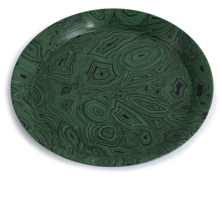 Bild 1 zu Objekt, 'Malachite' tray, 1950s, Fornasetti, Mailand, 145B 338