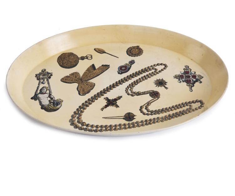 Hauptbild zu Objekt, 'Gioielli' tray, 1953, Fornasetti, Mailand, 145B 352