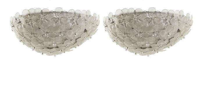 Hauptbild zu Objekt, 2 'Fiori' ceiling lights, Barovier & Toso, Murano, 145B 267