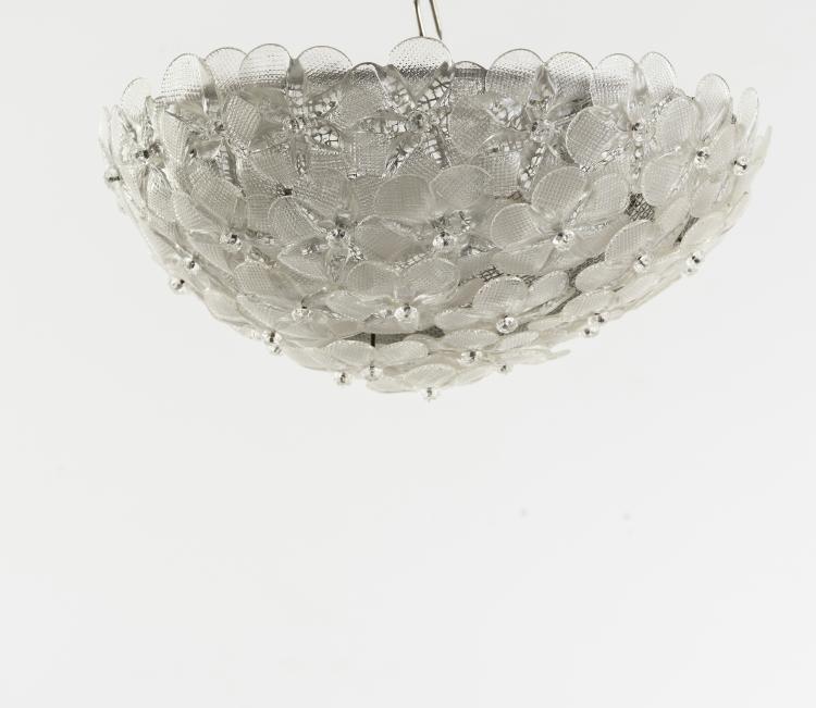 Bild 1 zu Objekt, 2 'Fiori' ceiling lights, Barovier & Toso, Murano, 145B 267