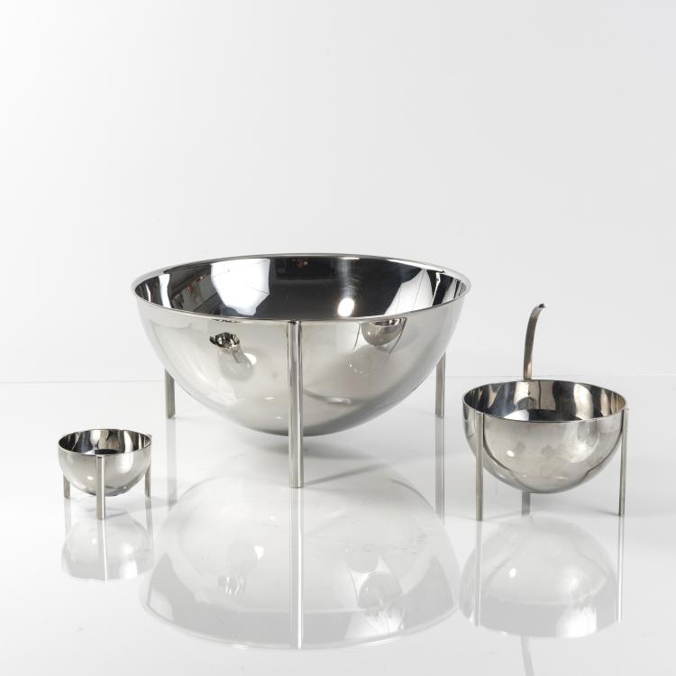 Hauptbild zu Objekt, Three 'Opasis' bowls, 1986, Zani&Zani, Toscolano, 146A 111