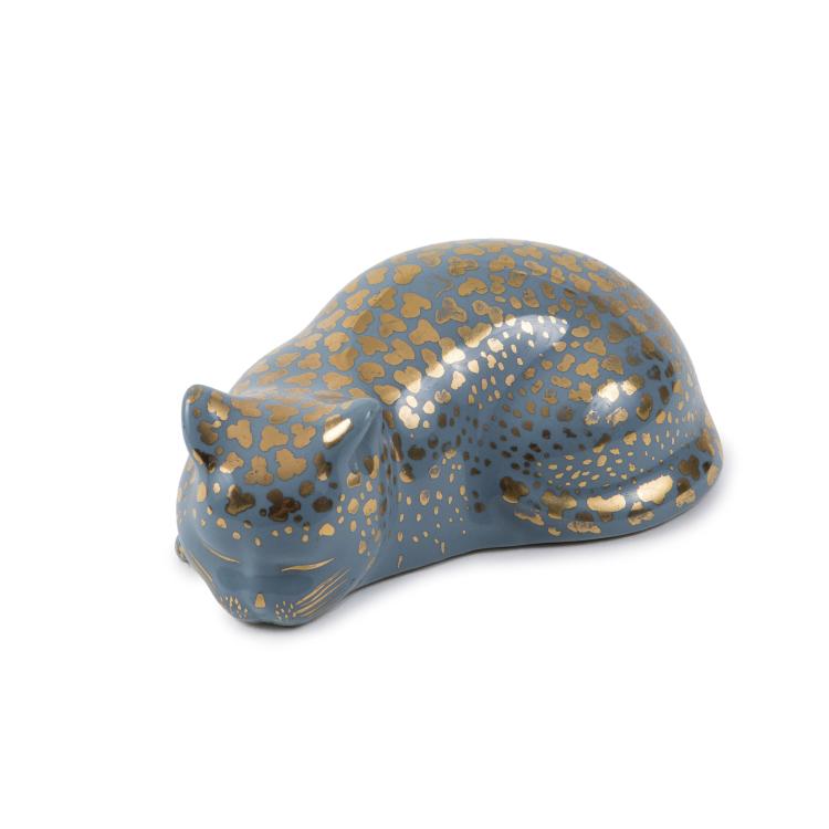 Hauptbild zu Objekt, 'Gatto accovacciato' cat, 1950s, Fornasetti, Mailand, 145B 336