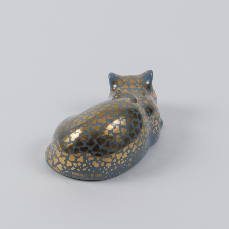 Bild 1 zu Objekt, 'Gatto accovacciato' cat, 1950s, Fornasetti, Mailand, 145B 336