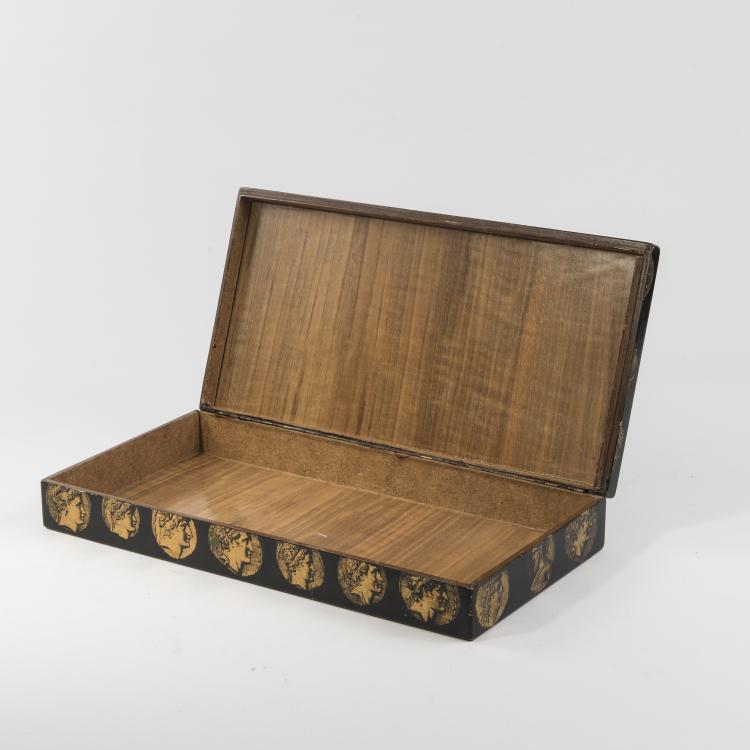 Bild 1 zu Objekt, Gro&szlig;e Aufbewahrungsbox 'Monete romane', 1950er Jahre, Fornasetti, Mailand, 146B 236