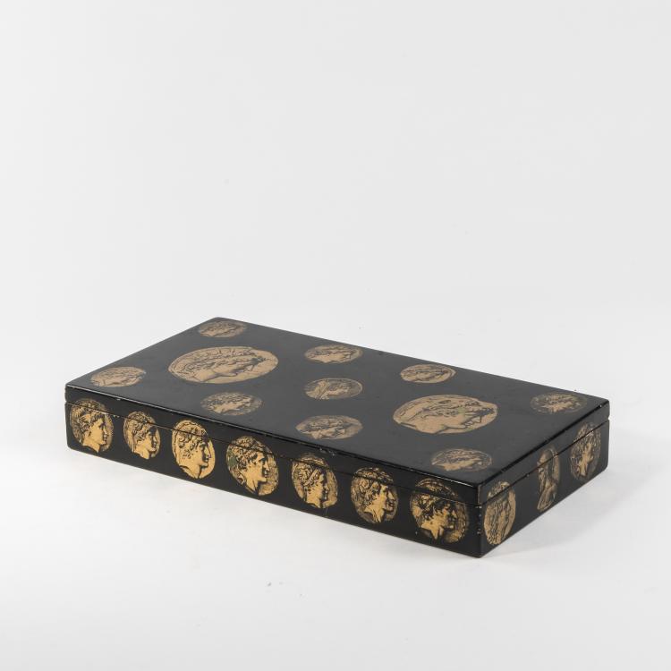 Bild 2 zu Objekt, Gro&szlig;e Aufbewahrungsbox 'Monete romane', 1950er Jahre, Fornasetti, Mailand, 146B 236